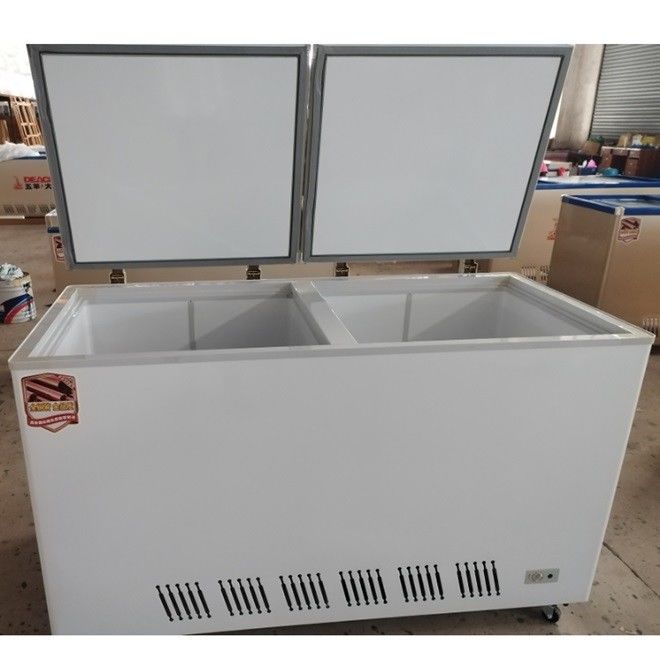 220V Commercial Ice Cream Display Chest Freezer Large capacity