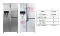 598L Side By Side Refrigerator Freezer Super Freezing CE Approval With Ice Maker And Home Bar