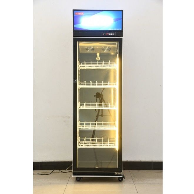 Showcase Single Door Upright Cooler Display One Door Glass Refrigerator Cooler